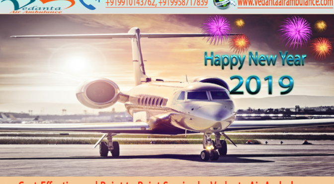 Vedanta Air Ambulance from Kolkata to New Delhi Cost