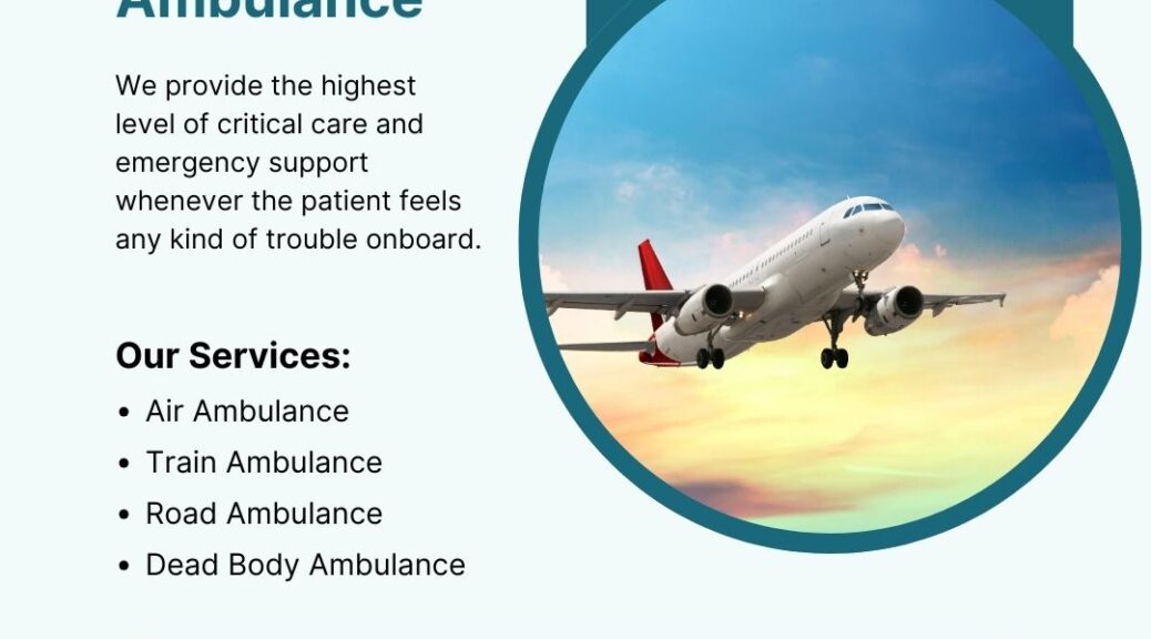 Air Ambulance Service in Kolkata